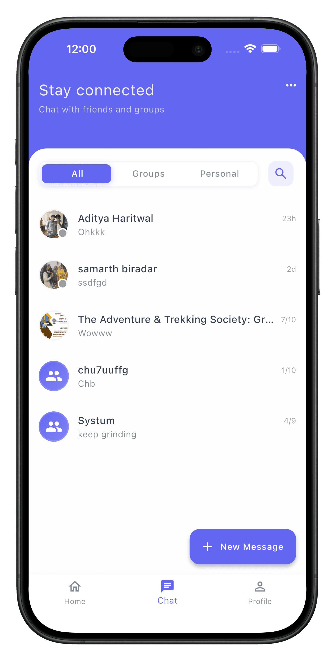Universe App - Events